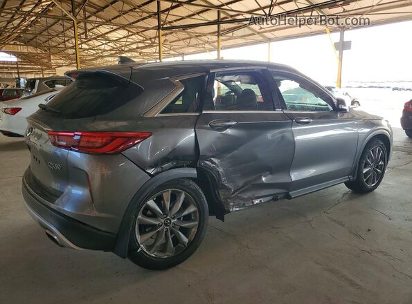 3PCAJ5BA4MF126566 2021 INFINITI QX50 Gray Задня права чверть