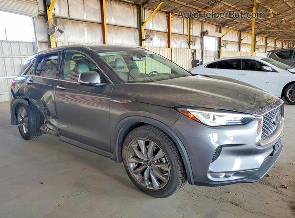 3PCAJ5BA4MF126566 2021 INFINITI QX50 Gray Передня права чверть