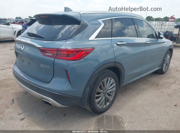 3PCAJ5BA4RF101917 2024 INFINITI QX50 Light Blue Задня права чверть
