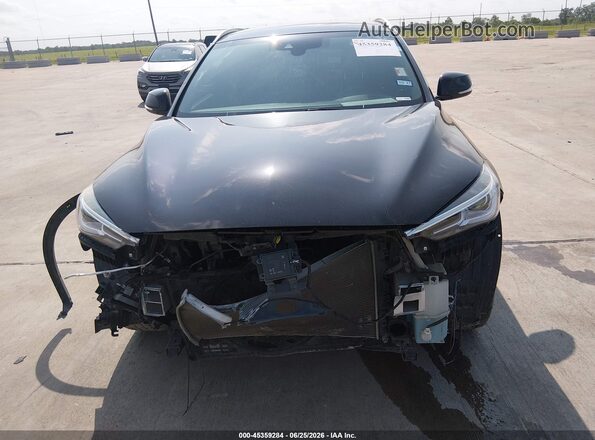 3PCAJ5BA6MF102933 2021 INFINITI QX50 Black Вид щитка приладів