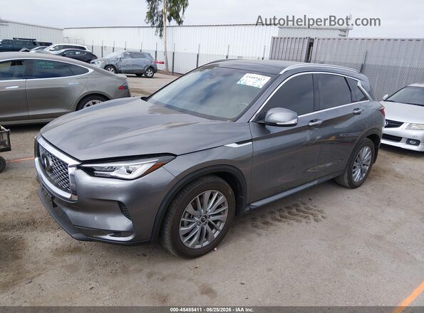 3PCAJ5BA6PF119929 2023 INFINITI QX50 Серый Передняя левая четверть
