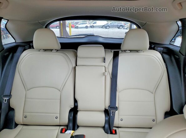 3PCAJ5BA8MF106921 2021 INFINITI QX50 Blue Rear seats view