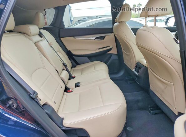 3PCAJ5BA8MF106921 2021 INFINITI QX50 Blue Rear interior view