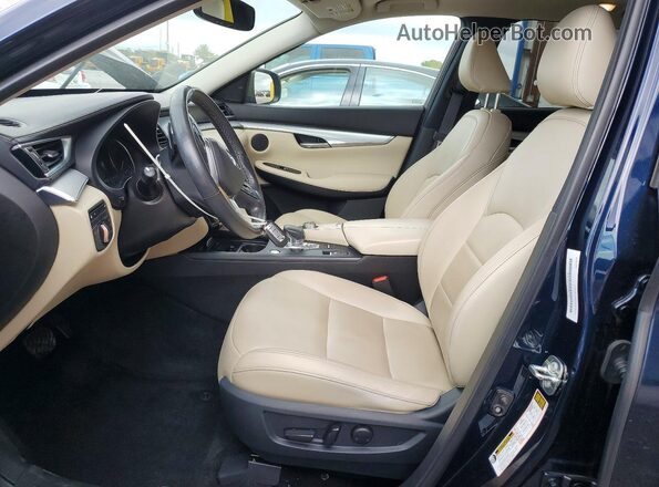 3PCAJ5BA8MF106921 2021 INFINITI QX50 Blue Front interior view