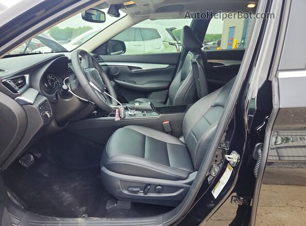 3PCAJ5BA9MF112517 2021 INFINITI QX50 Black წინა სალონის ხედი