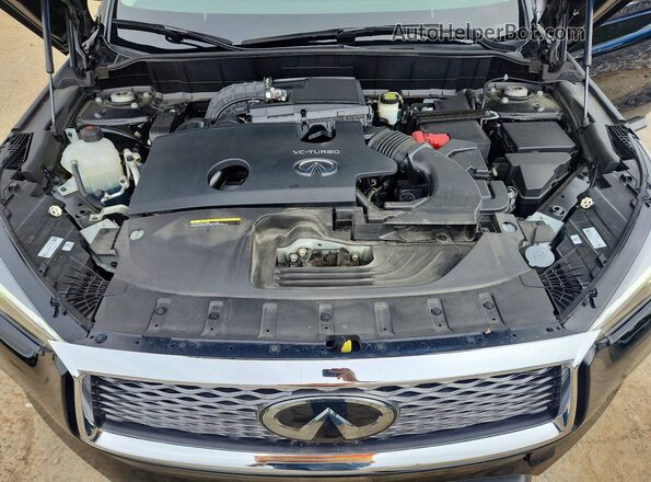 3PCAJ5BA9MF112517 2021 INFINITI QX50 Black ძრავის განყოფილების ხედი