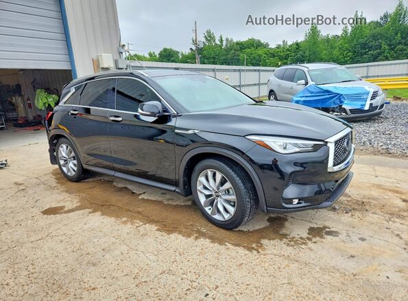 3PCAJ5BA9MF112517 2021 INFINITI QX50 Black წინა მარჯვენა