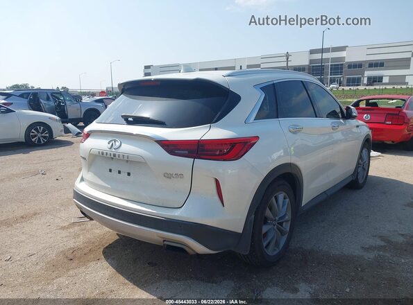 3PCAJ5BAXMF121923 2021 INFINITI QX50 Белый Задняя правая четверть