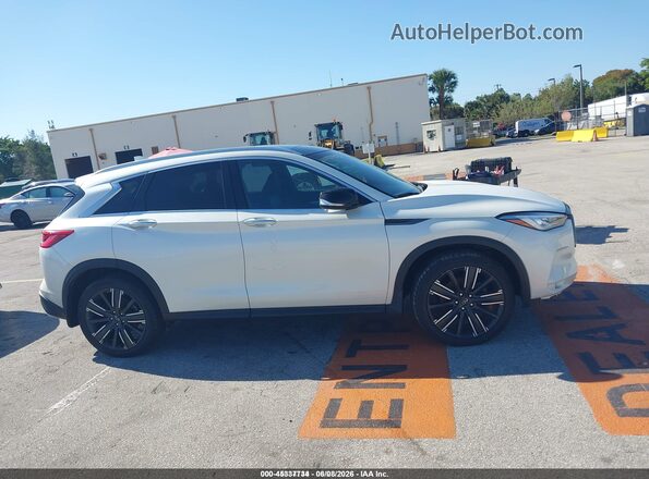 3PCAJ5BB0MF120613 2021 INFINITI QX50 White Vista interior trasera