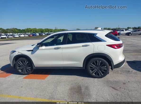 3PCAJ5BB0MF120613 2021 INFINITI QX50 White Vista interior de 360 grados