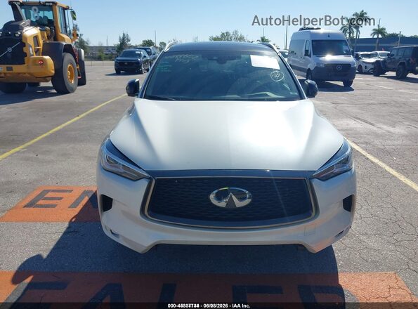 3PCAJ5BB0MF120613 2021 INFINITI QX50 White Vista frontal