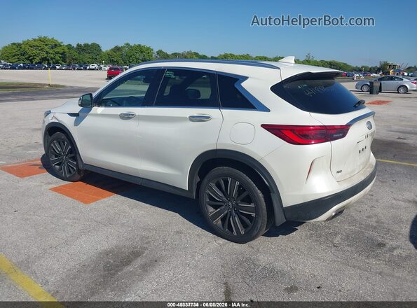 3PCAJ5BB0MF120613 2021 INFINITI QX50 White Trasero izquierdo
