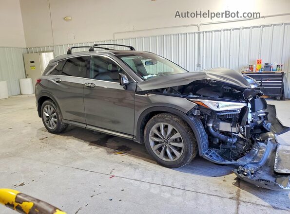 3PCAJ5BB0MF120675 2021 INFINITI QX50 Серый Передняя правая четверть