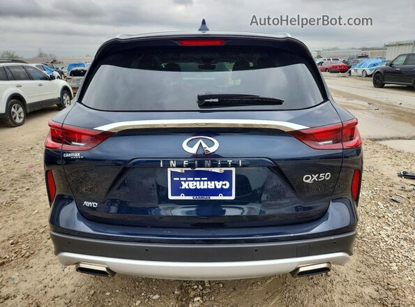 3PCAJ5BB0PF106408 2023 INFINITI QX50 Синий Вид сзади