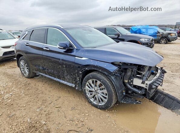 3PCAJ5BB0PF106408 2023 INFINITI QX50 Синий Передняя правая четверть