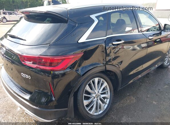 3PCAJ5BB1RF105447 2024 INFINITI QX50 Black Вид спереду
