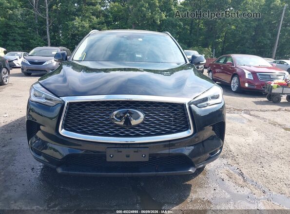 3PCAJ5BB1RF105447 2024 INFINITI QX50 Black Вид щитка приладів