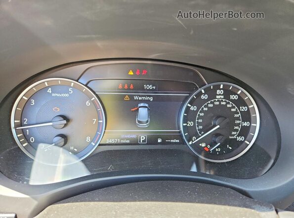 3PCAJ5BB2NF116533 2022 INFINITI QX50 Gray Vista del cuadro de instrumentos