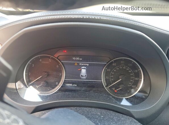 3PCAJ5BB3NF119957 2022 INFINITI QX50 White Вид щитка приладів