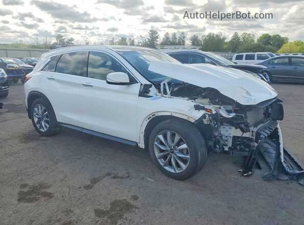 3PCAJ5BB3NF119957 2022 INFINITI QX50 White Передня права чверть