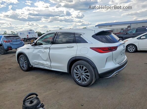 3PCAJ5BB3SF110347 2025 INFINITI QX50 Белый Задняя левая четверть