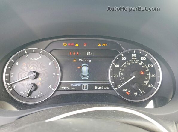 3PCAJ5BB3SF110347 2025 INFINITI QX50 Белый Вид щитка приборов