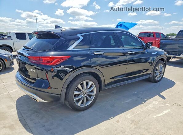 3PCAJ5BB6MF108885 2021 INFINITI QX50 Черный Задняя правая четверть