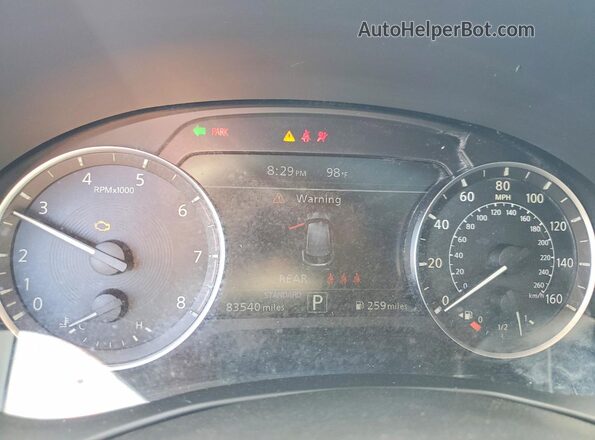 3PCAJ5BB6MF108885 2021 INFINITI QX50 Черный Вид щитка приборов