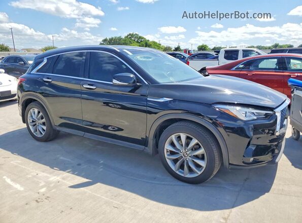 3PCAJ5BB6MF108885 2021 INFINITI QX50 Черный Передняя правая четверть