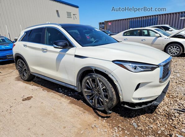 3PCAJ5BB6MF117215 2021 INFINITI QX50 Белый Передняя правая четверть