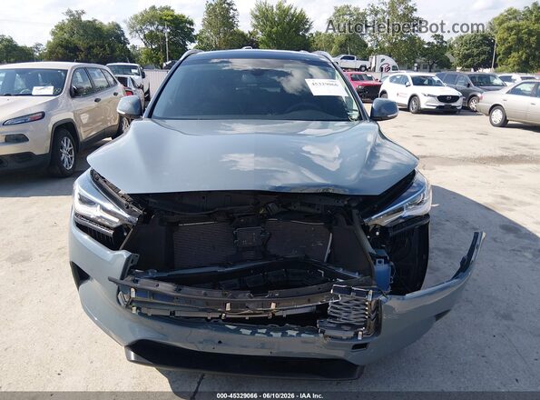 3PCAJ5BB6NF107446 2022 INFINITI QX50 Gray ხელსაწყოთა პანელის ხედი