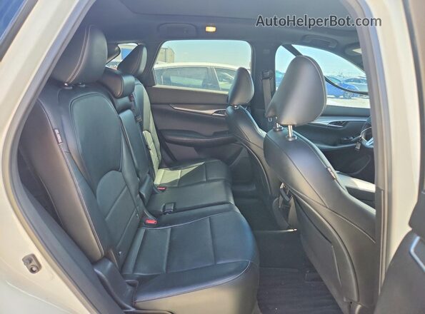 3PCAJ5BB6NF115000 2022 INFINITI QX50 White Вид задніх сидінь