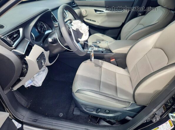 3PCAJ5BB6SF105742 2025 INFINITI QX50 Black წინა სალონის ხედი