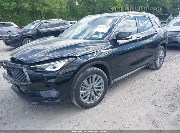 3PCAJ5BB9SF110949 2025 INFINITI QX50 Black Передня ліва чверть