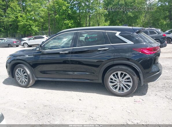 3PCAJ5BB9SF110949 2025 INFINITI QX50 Black Панорамний вид салону 360°