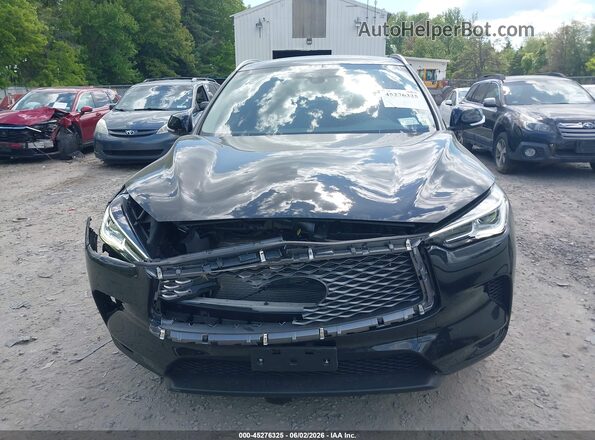 3PCAJ5BB9SF110949 2025 INFINITI QX50 Black Вид щитка приладів