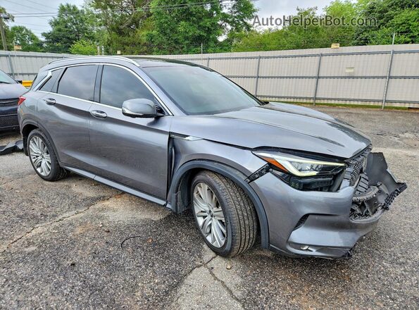 3PCAJ5CA7MF104818 2021 INFINITI QX50 Серый Передняя правая четверть