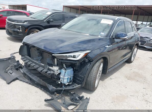 3PCAJ5CB0MF122800 2021 INFINITI QX50 Blue Front left
