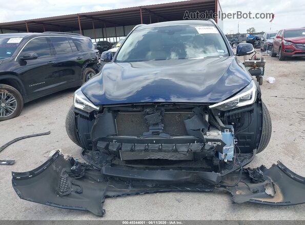 3PCAJ5CB0MF122800 2021 INFINITI QX50 Blue Front view