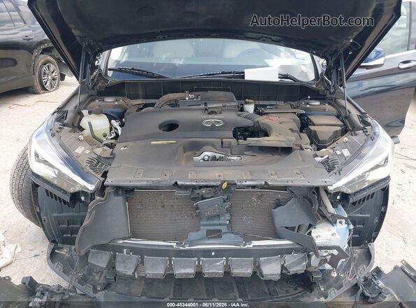 3PCAJ5CB0MF122800 2021 INFINITI QX50 Blue Rear view