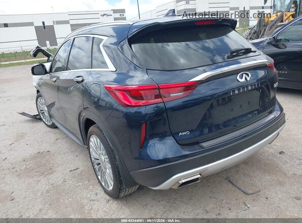 3PCAJ5CB0MF122800 2021 INFINITI QX50 Blue Rear left