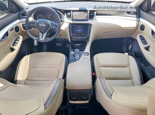 3PCAJ5CB1MF127178 2021 INFINITI QX50 Белый Вид панели приборов