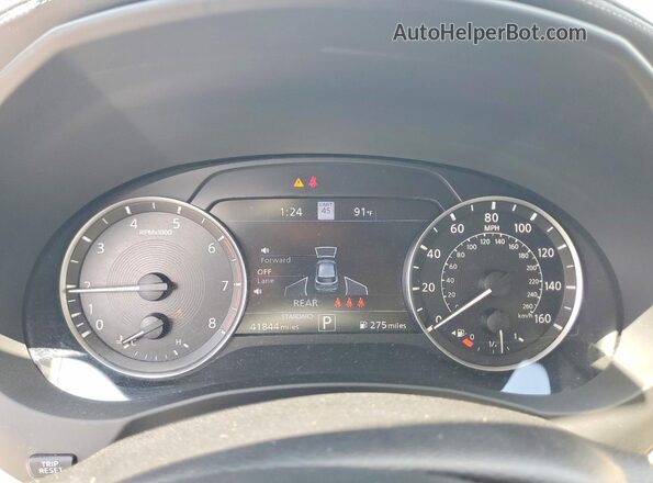 3PCAJ5CB1MF127178 2021 INFINITI QX50 Белый Вид щитка приборов
