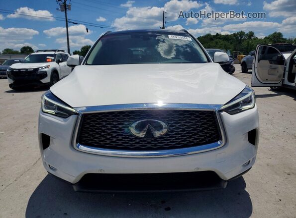 3PCAJ5CB1MF127178 2021 INFINITI QX50 Белый Вид спереди