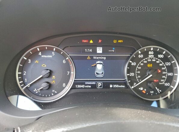 3PCAJ5CB5NF108456 2022 INFINITI QX50 Blue Widok zestawu wskaźników