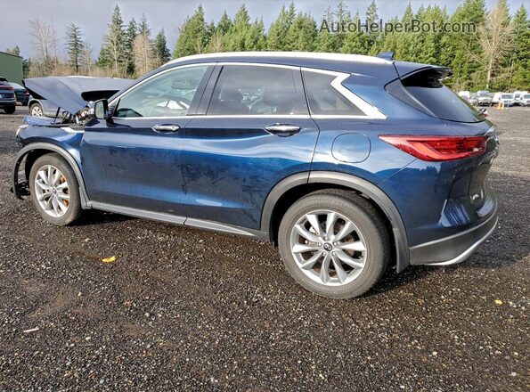 3PCAJ5CB5NF108456 2022 INFINITI QX50 Blue Tył lewy