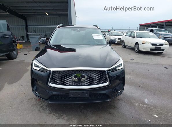 3PCAJ5CB6MF101904 2021 INFINITI QX50 Black Вид щитка приладів