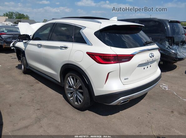 3PCAJ5CB6MF114572 2021 INFINITI QX50 White Rear left