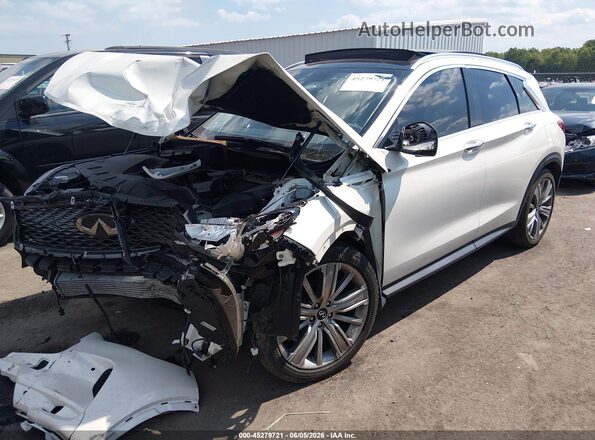 3PCAJ5CB6MF114572 2021 INFINITI QX50 White Front left