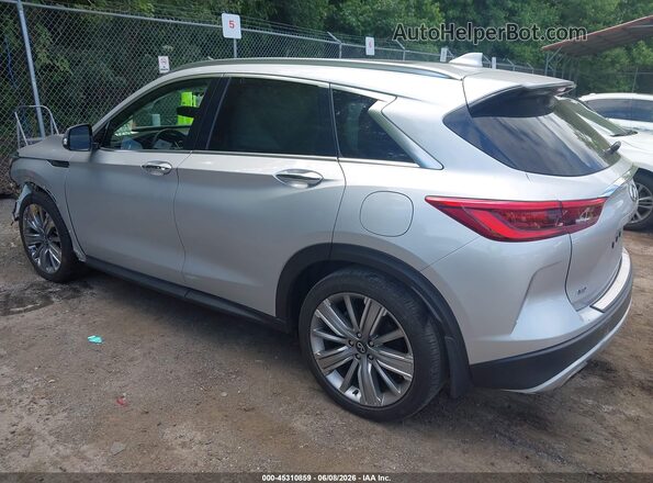 3PCAJ5CB9MF126716 2021 INFINITI QX50 Серебряный Задняя левая четверть